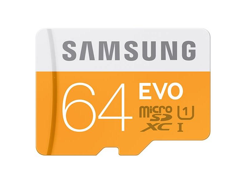 کارت حافظه microSDXC سامسونگ مدل Evo کلاس 10 استاندارد UHS-I U1 سرعت 48MBps ظرفیت 64 گیگابایت Samsung Evo UHS-I U1 Class 10 48MBps microSDXC - 64GB